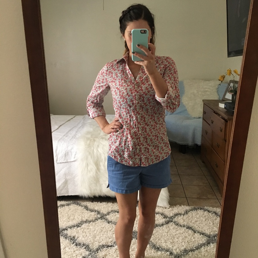 Floral Button down Blouse